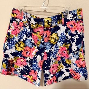 Short Femme Isaac Mizrahi Taille 4 - Noir Imprimé Léopard - Poche Latérale Zip
